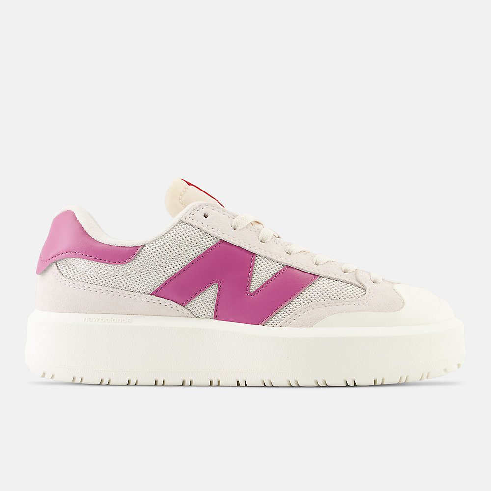 New Balance CT302 Shoes Moonbeam with Scorpio and Team Red
